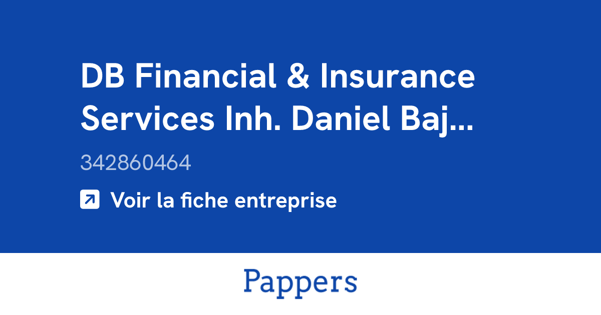 DB Financial & Insurance Services Inh. Daniel Bajza (342860464 ...