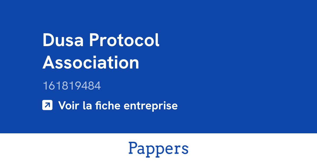 Dusa Protocol Association (161819484) : Umsatz & Geschäftsführer