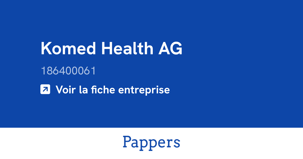Komed Health AG (186400061) : Turnover & managers