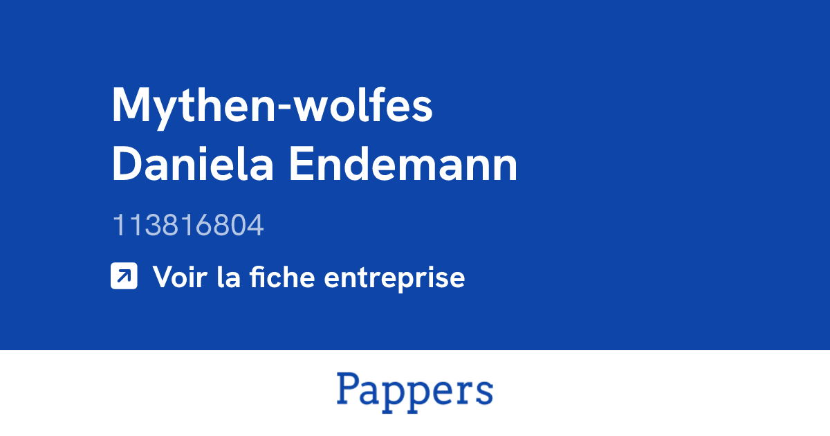 Mythen-wolfes Daniela Endemann (113816804) : Umsatz & Geschäftsführer