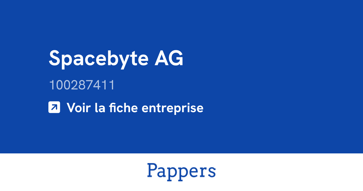 Spacebyte AG (100287411) : Umsatz & Geschäftsführer